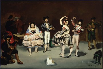  ballet Obras - El ballet español Eduard Manet.